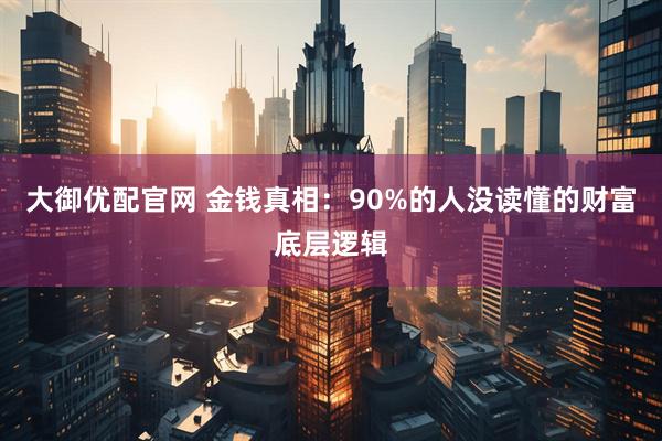 大御优配官网 金钱真相：90%的人没读懂的财富底层逻辑