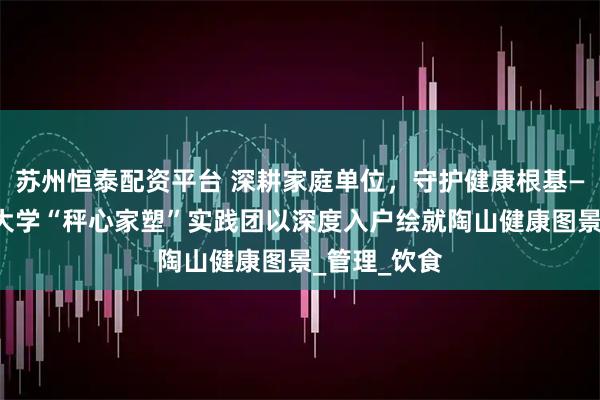 苏州恒泰配资平台 深耕家庭单位，守护健康根基——温州医科大学“秤心家塑”实践团以深度入户绘就陶山健康图景_管理_饮食