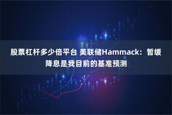 股票杠杆多少倍平台 美联储Hammack：暂缓降息是我目前的基准预测